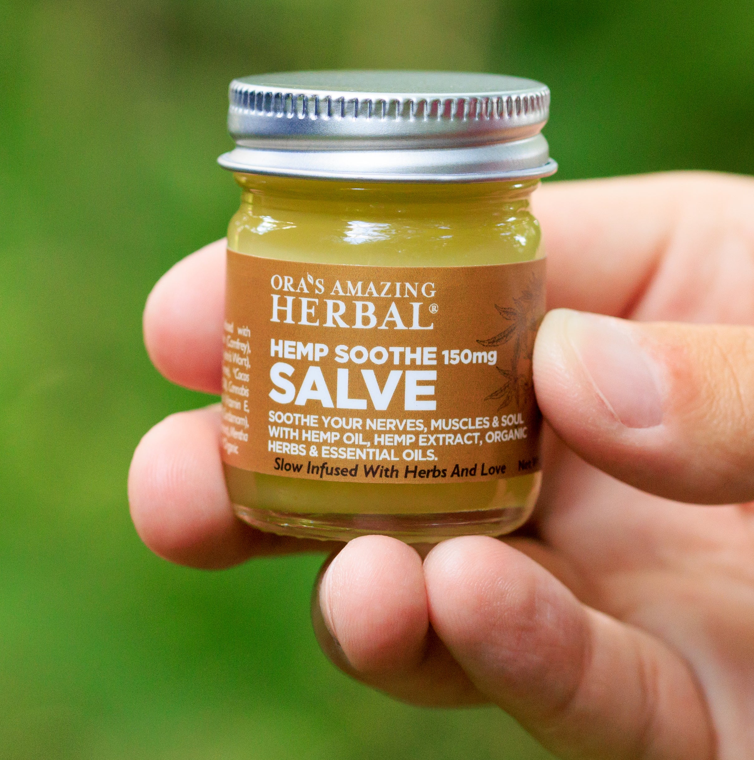 Hemp Soothe Salve, THC Free Hemp Extract and Herbs