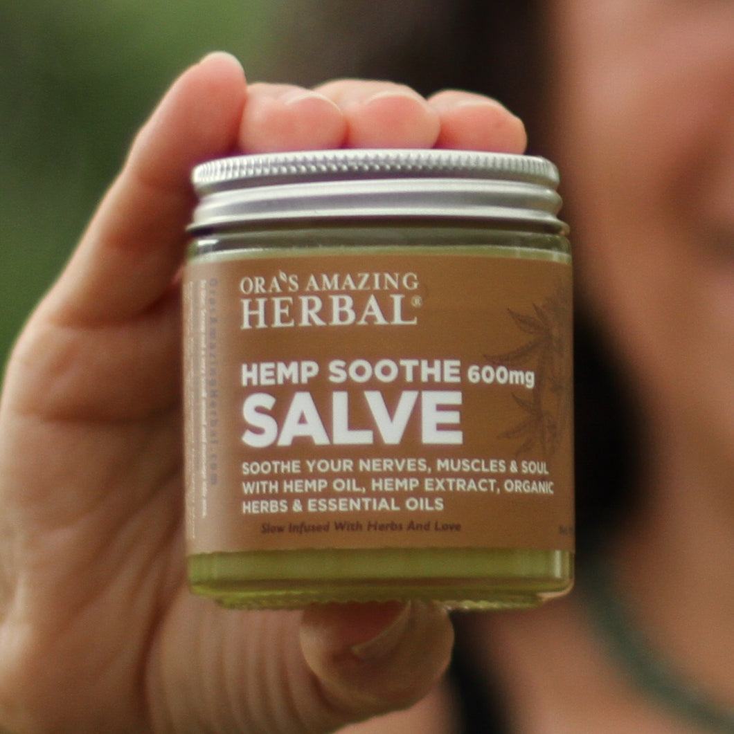 Hemp Soothe Salve, THC Free Hemp Extract and Herbs